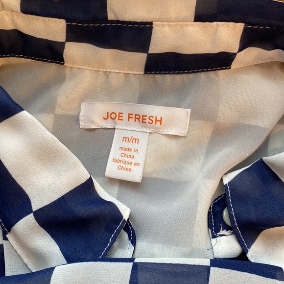 Blue and white checked shirt - Picture 4 of 8